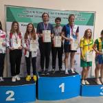 Команда ГБУ « СШОР №1 Белгородской области» в составе Пивневой Софьи , Ермаковой Кристины и Корженко Дарьи на Первенстве России по стрельбе из малокалиберного оружия в Казани заняла второе место в упражнении малокалиберный пистолет , 25 метров. Поздравляем спортсменок и тренеров с данным успехом !